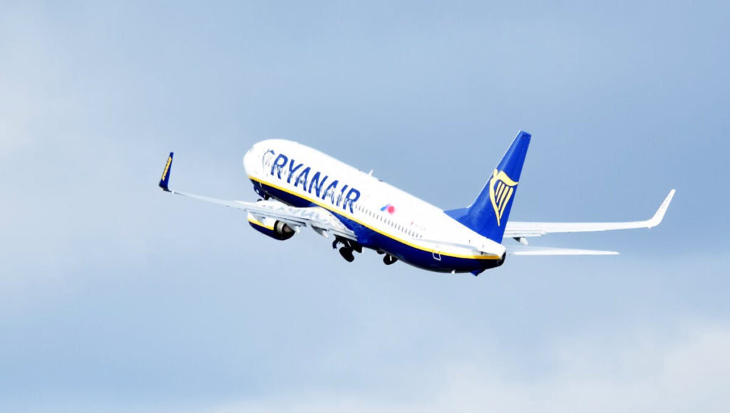 Maschine von Ryanair: Radarbox macht diese Flugbewegungen sichtbar auf einer digitalen Landkarte.