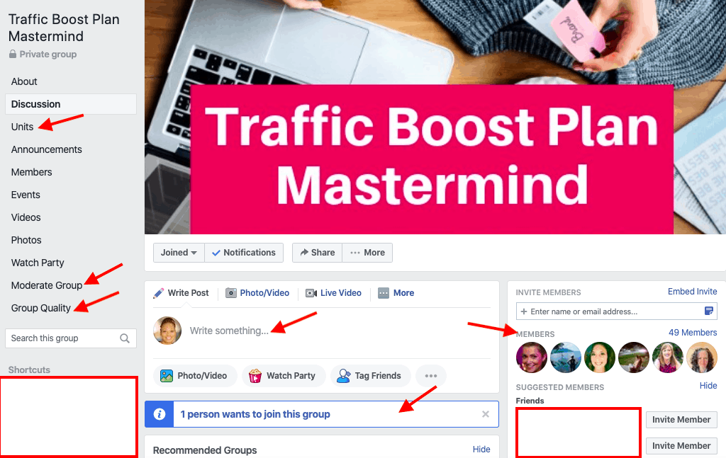 Facebook Group Example