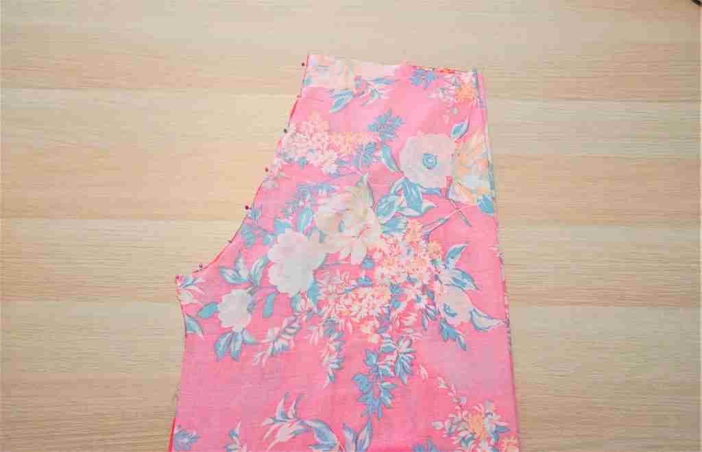 Pin and Sew Back Crotch Seam