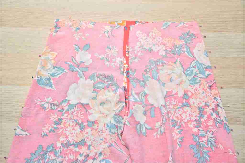 Align and Pin Second Side Seam