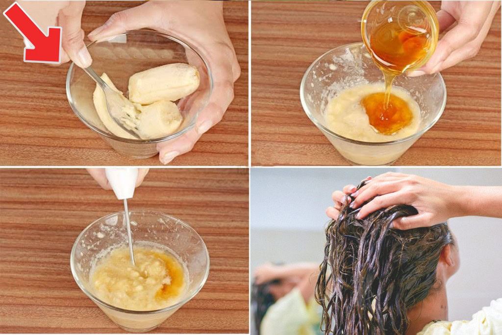 mascara de banana com mel para cabelos ressecados | Dicas de Saúde mascara de banana com mel para cabelos ressecados