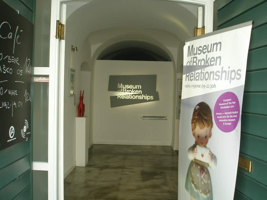 Museum of broken relationships, Zagreb, Croatia