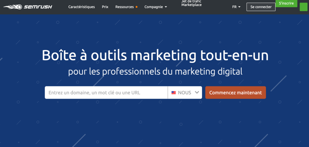 home page semrush