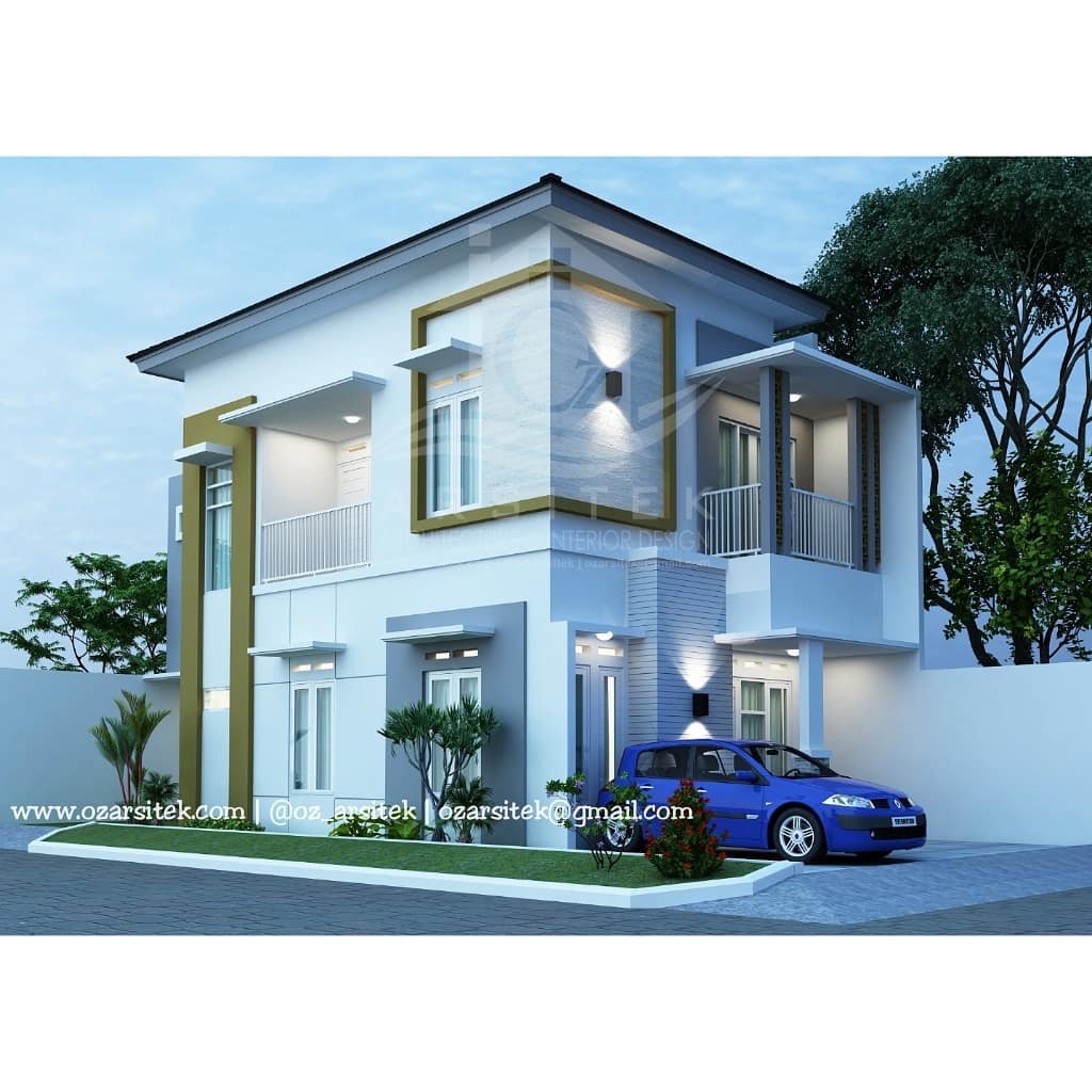 Gambar Rumah Minimalis Zigzag