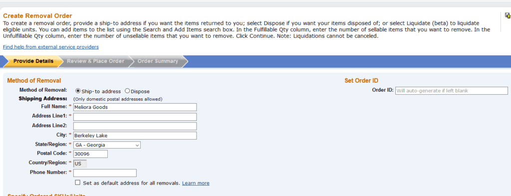 How to Create a Removal Order for Inventory on Amazon Seller Central and Automate Removals 1 How to Create a Removal Order for Inventory on Amazon Seller Central and Automate Removals 1