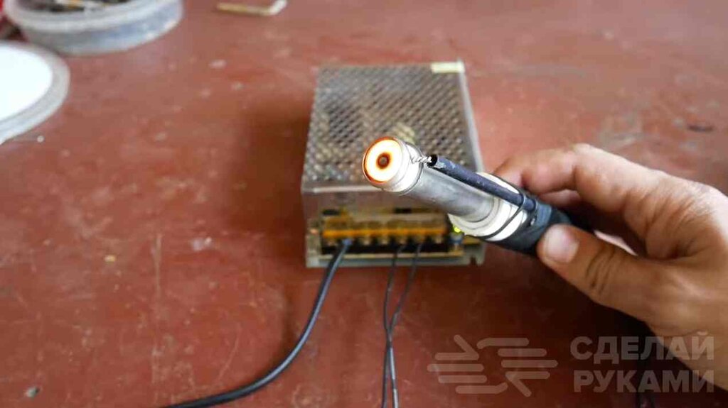 Инфракрасный паяльник из автомобильного прикуривателя