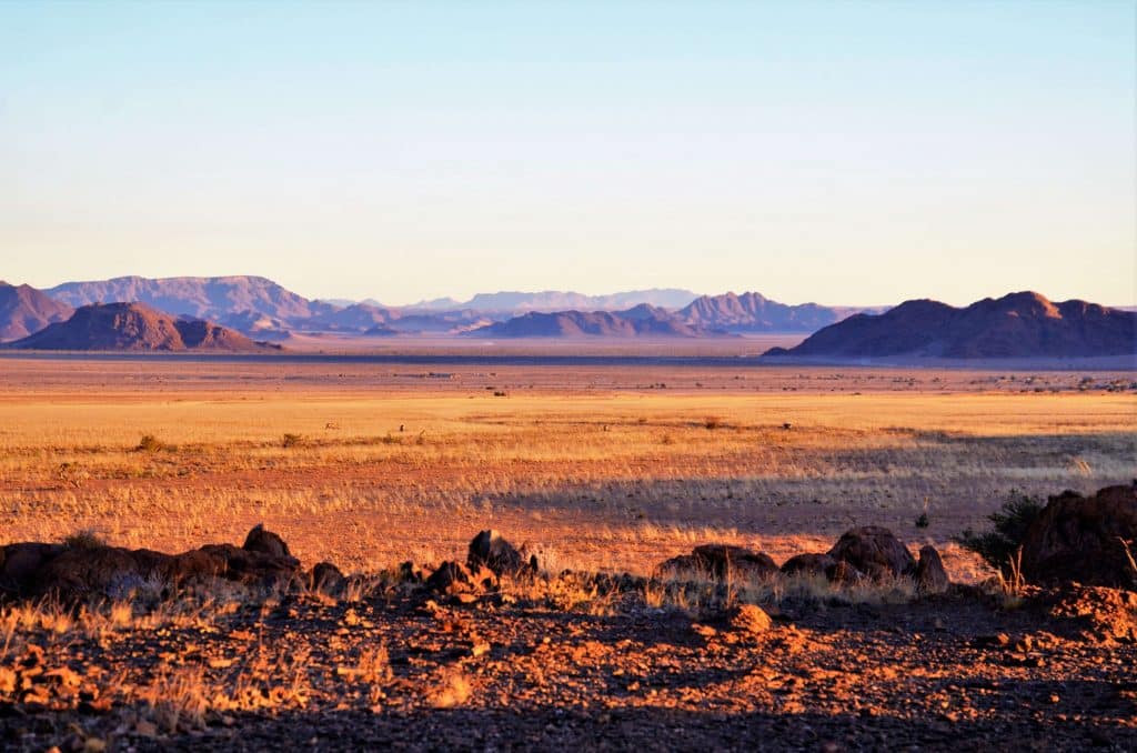 Sundowner in der Namib