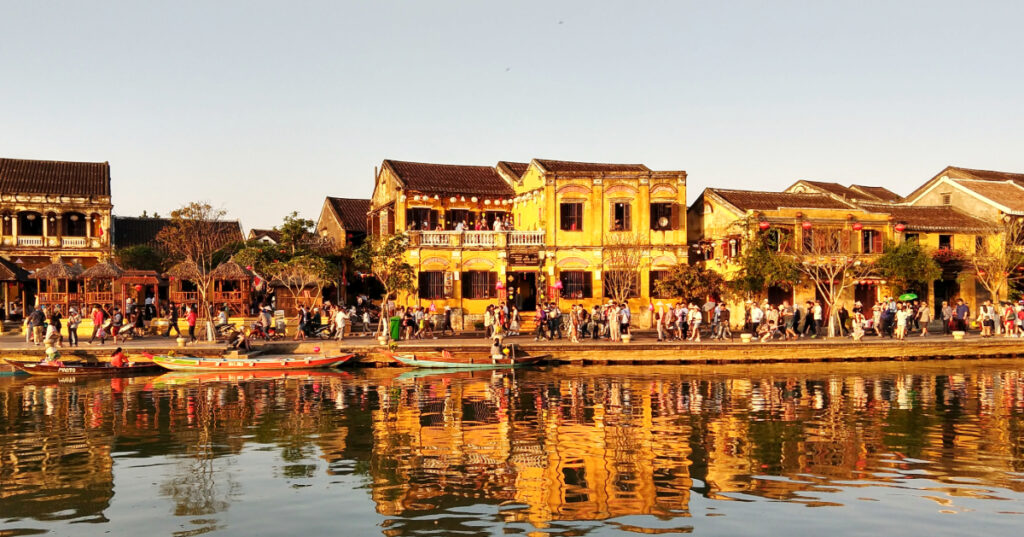 Beautiful Hoi An Ancient Town. Hue to Hoi An