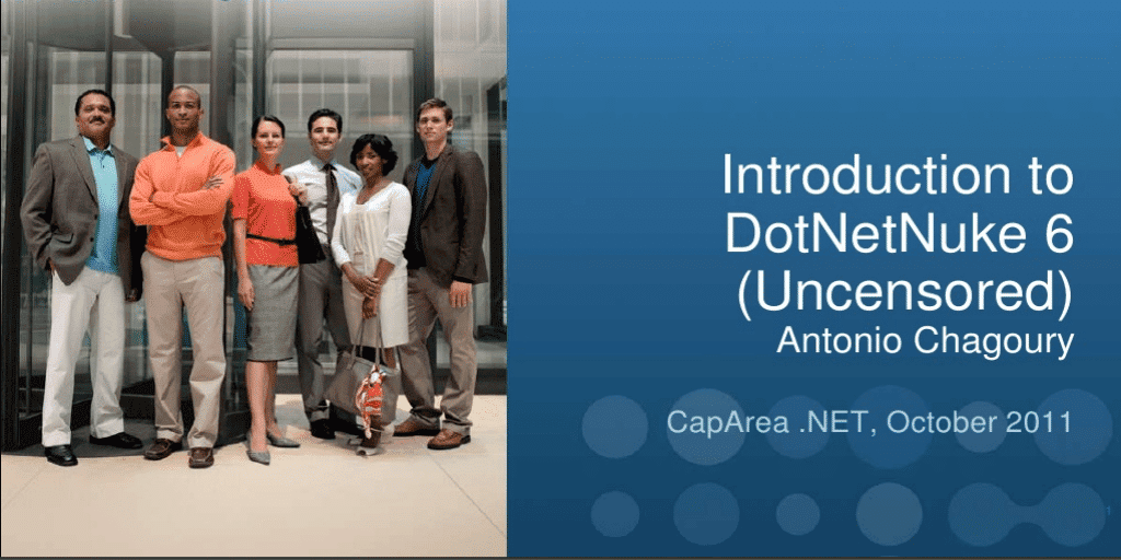 introduction to dotnetnuke 6 slides on slideshare