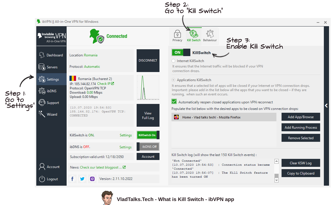 What is Kill Switch and why it is a must-have VPN feature? 13 What is Kill Switch - ibVPN app