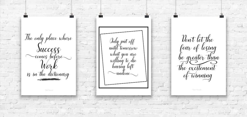 12 Free Printable Quotes To Motivate You When You Feel Like Giving Up Organize Declutter