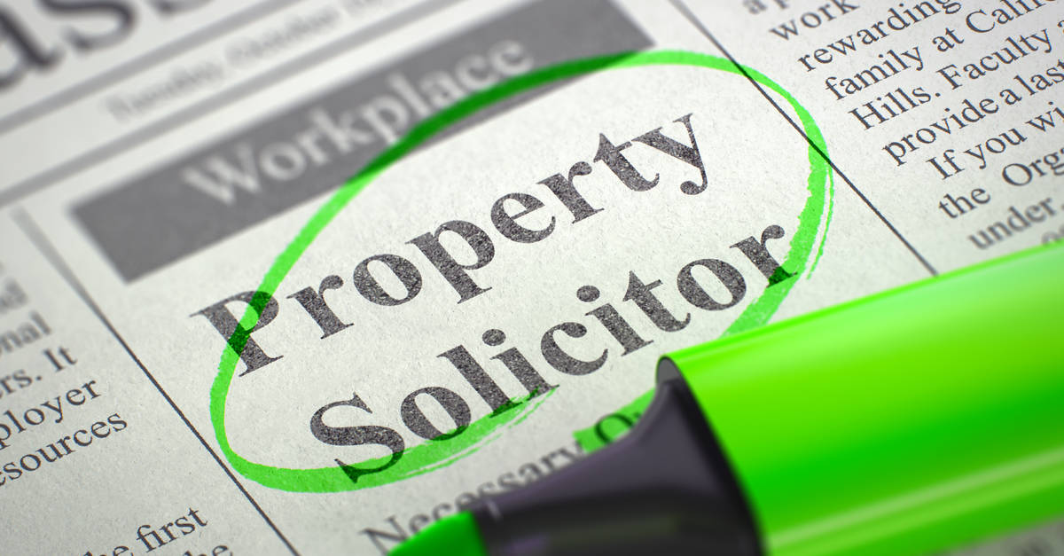 solicitor or conveyancer