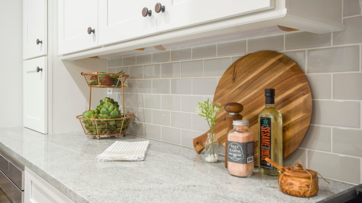 kitchen counter organization ideas