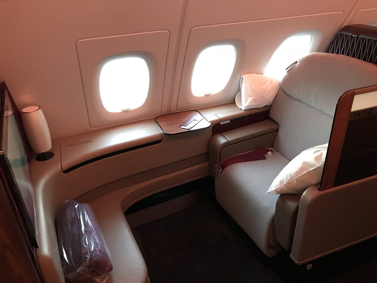 A380 First Class von Doha nach Paris A380 First Class von Doha nach Paris