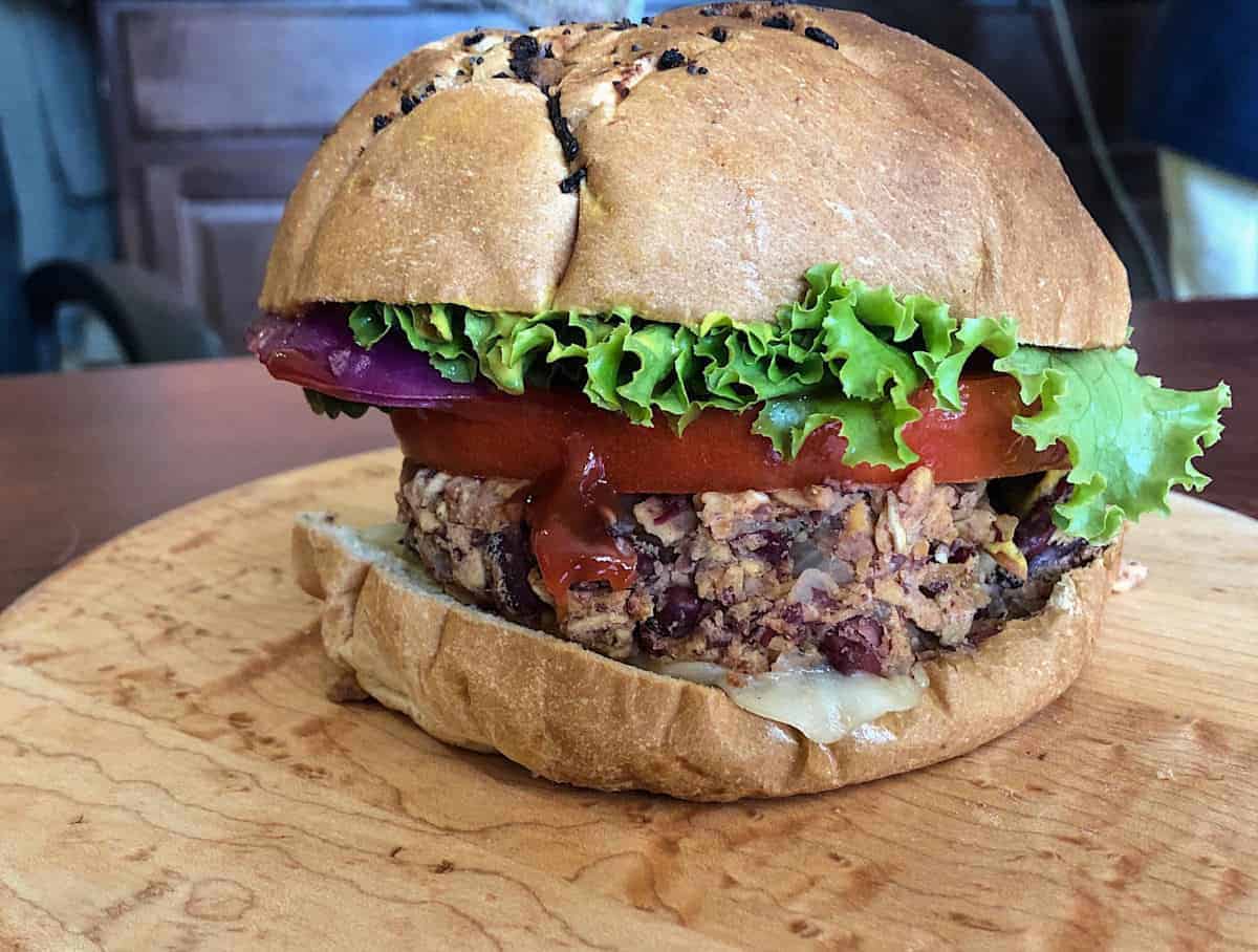 Sandwich Special: House Made Veggie Burger