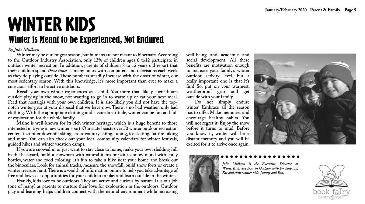 Parent Family JanFeb 2020 WinterKids Article