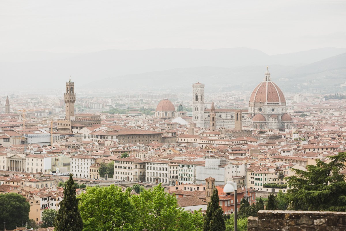 florence italy panoramic view