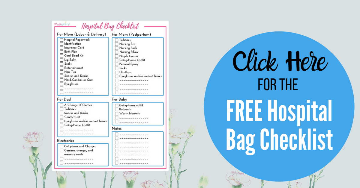 labor and delivery bag checklist