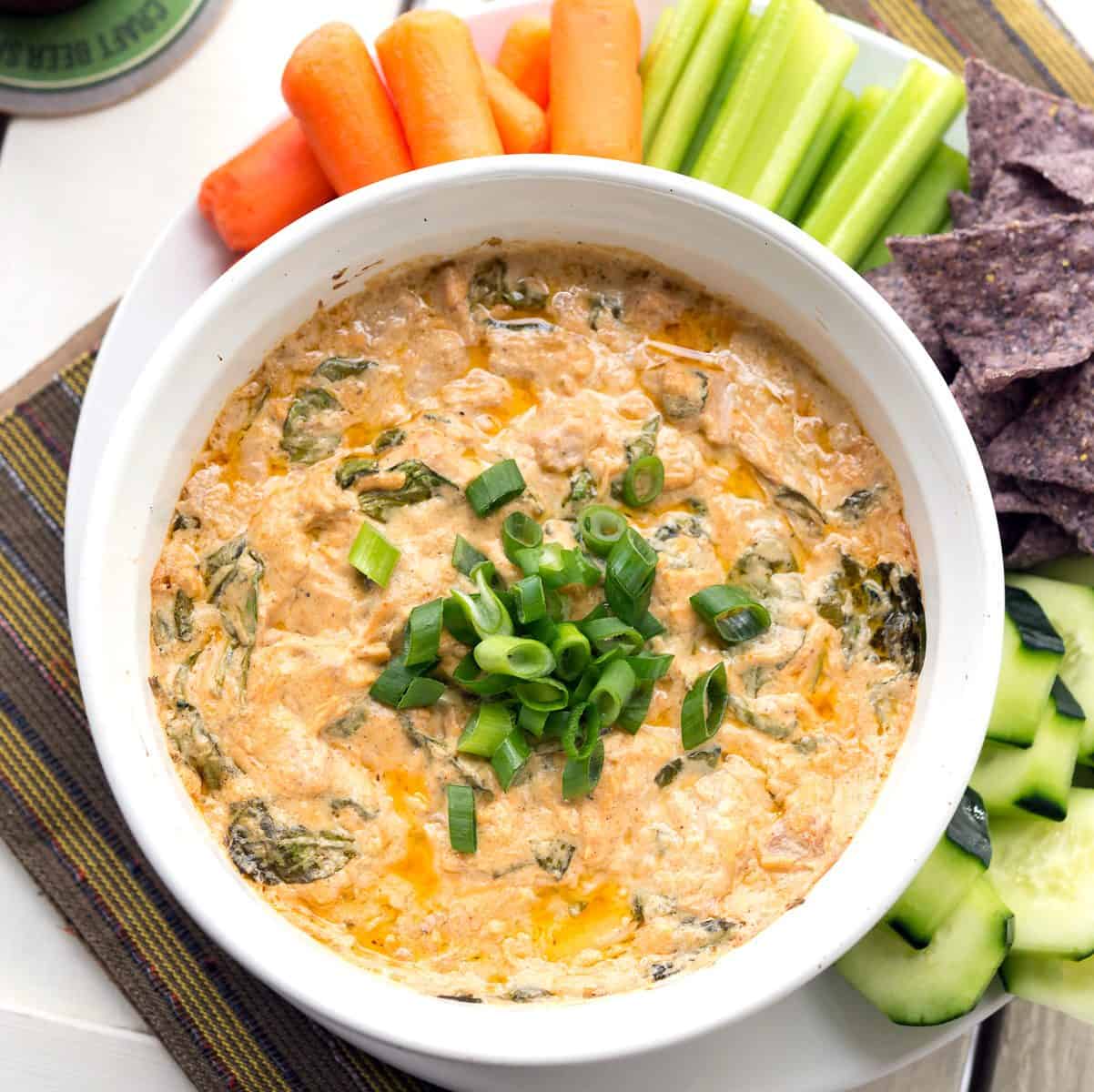 Buffalo Jackfruit Spinach Dip