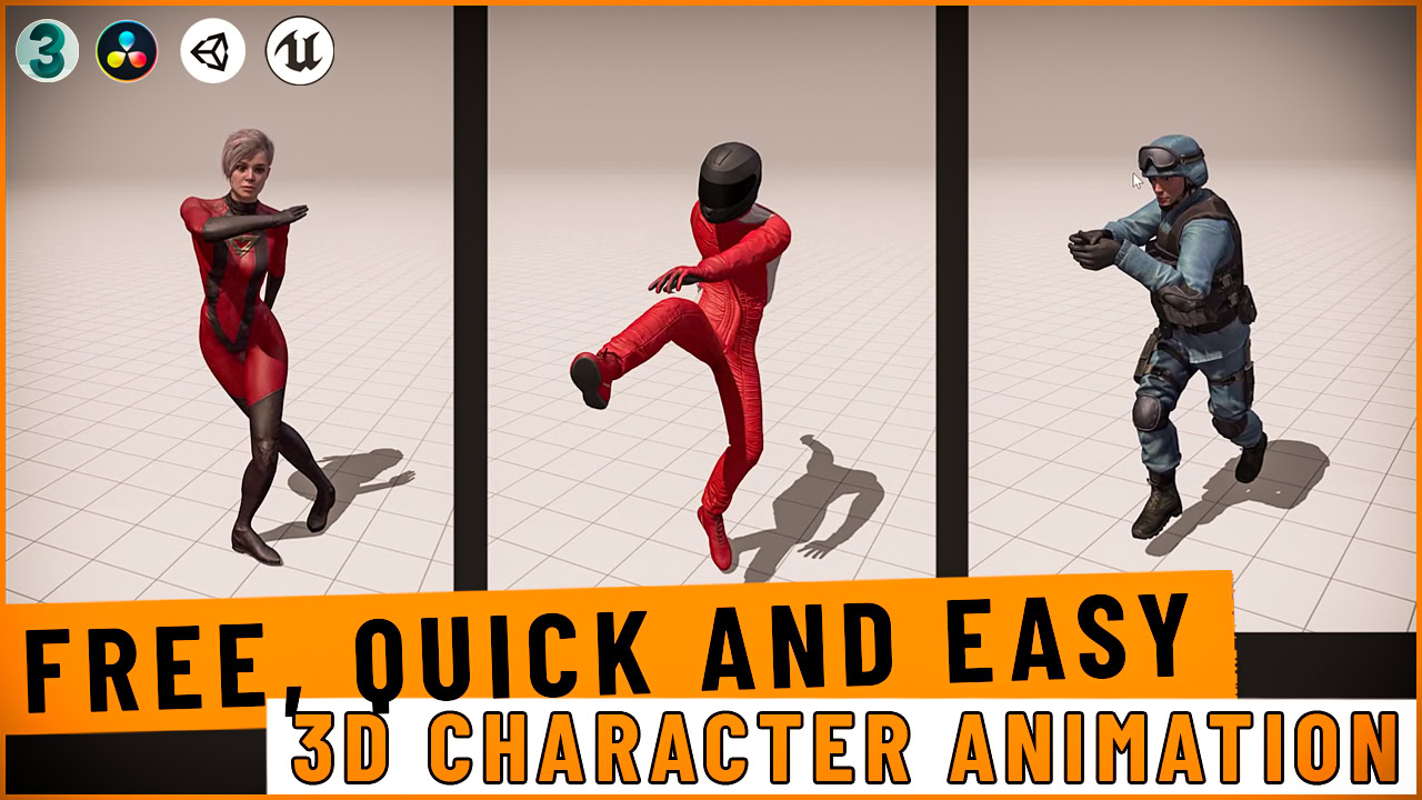 free 3d character animation