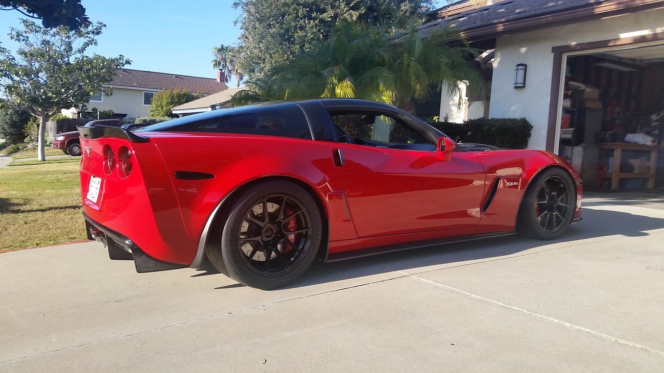 Chevrolet Corvette C6 Z06 Red Forgeline GS1R | Wheel Front
