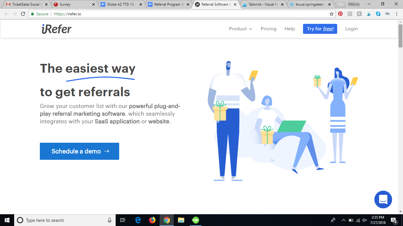 irefer referral program software review