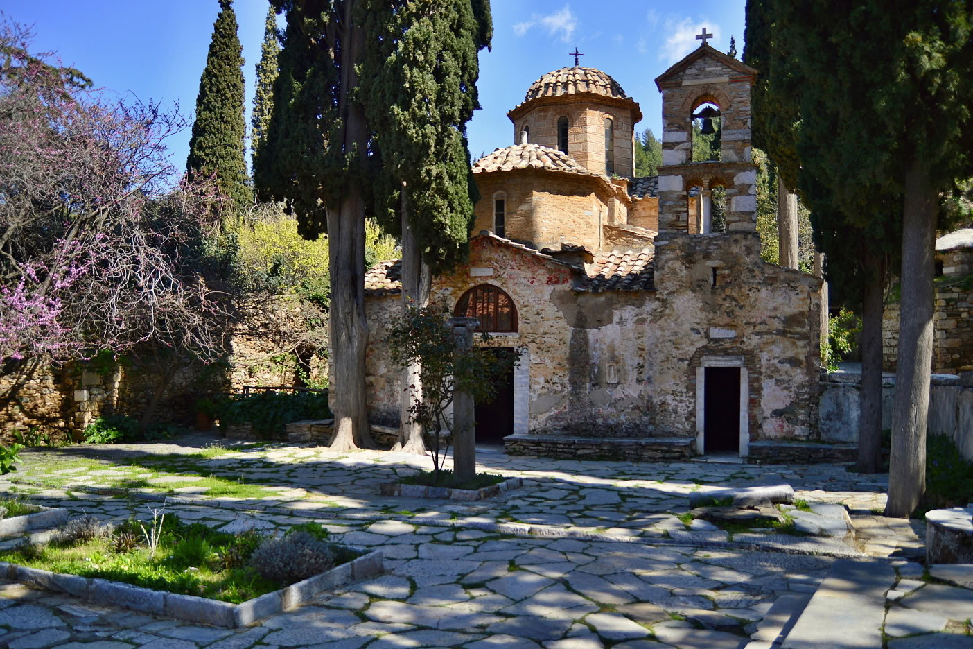Kaisariani Monastery Hike, Mount Hymettus, Greece