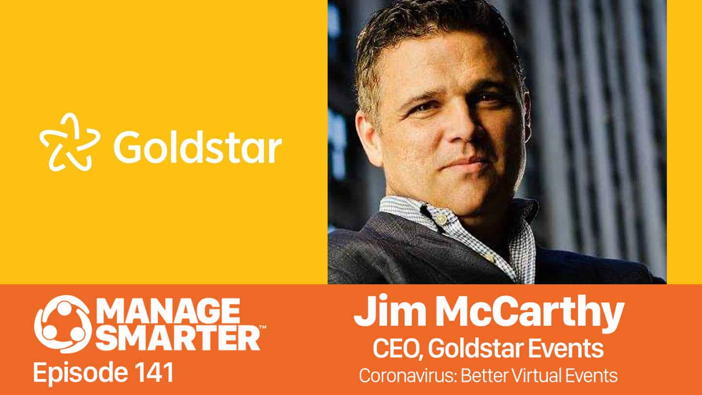 JIm McCarthy of TEDx Broadway on the Manage Smarter podcast from SalesFuel JIm McCarthy of TEDx Broadway on the Manage Smarter podcast from SalesFuel
