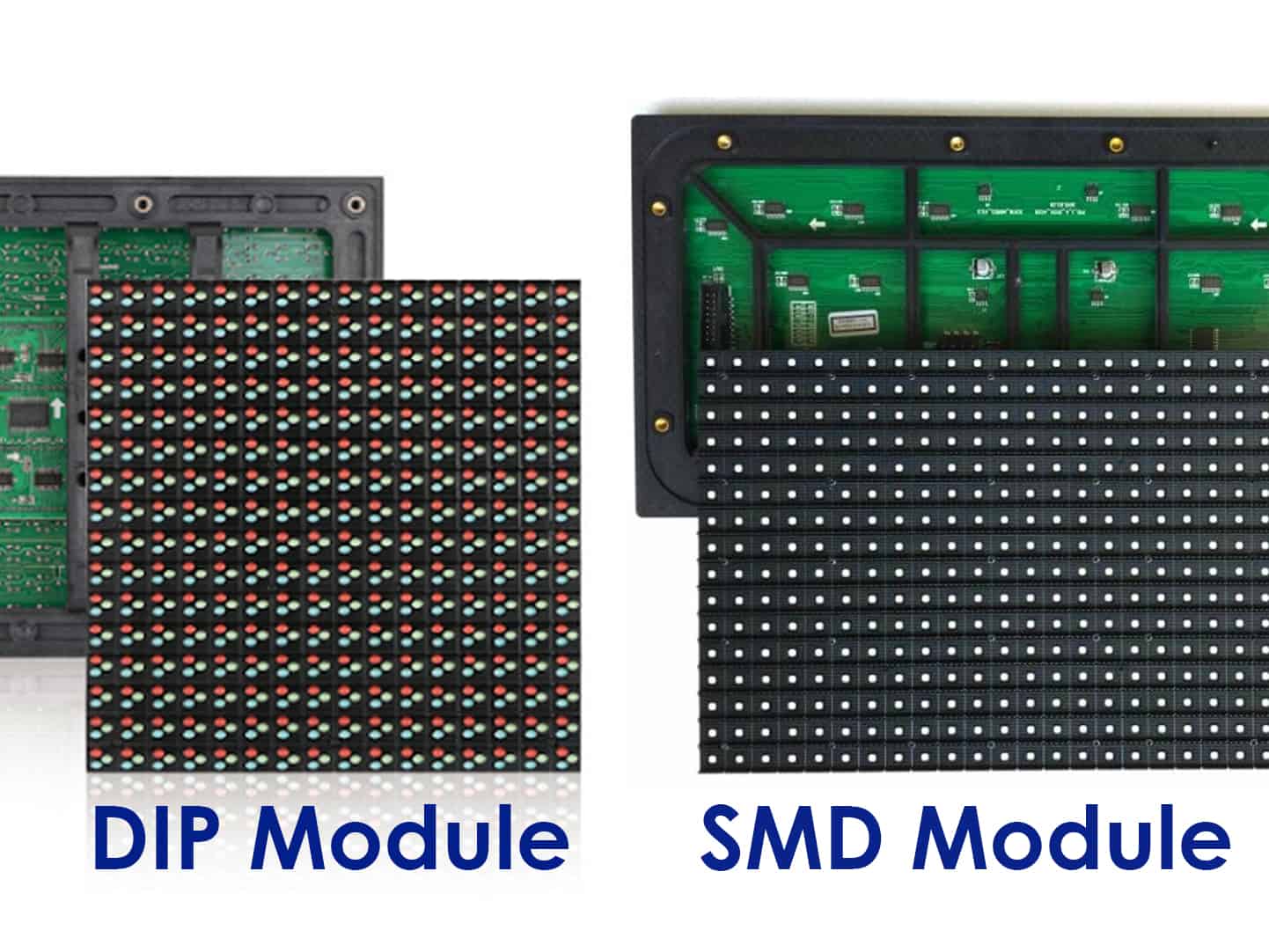 LED Outdoor ระหว่าง SMD และ DIP