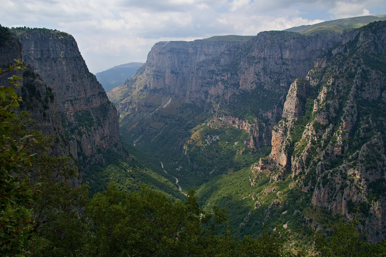 Vikos Gorge from Oxia Viewpoint