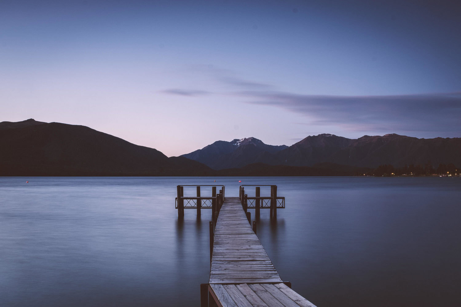 Pier in Te Anau
