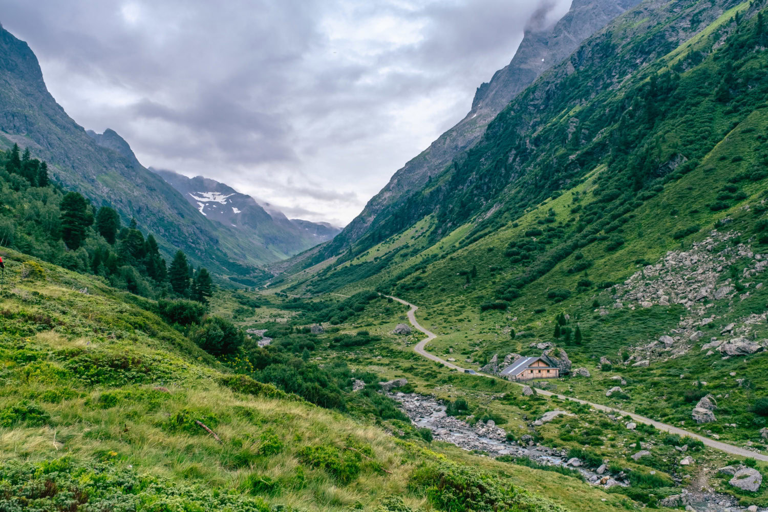 Blick ins Tal Richtung Schottensee