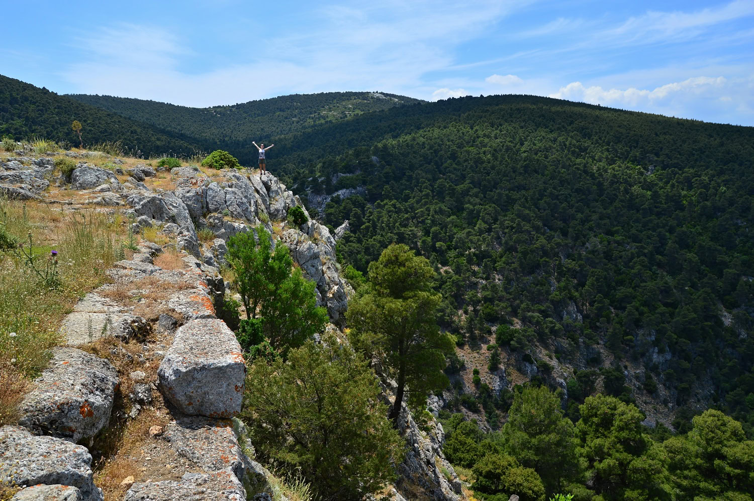 Fyli Fortress at Mount Parnitha