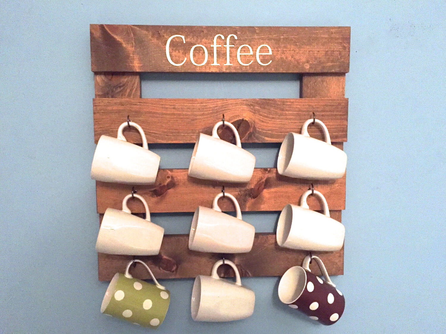 Handmade Mug Rack Designs