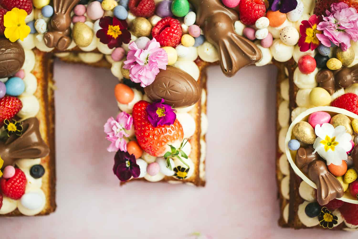 How To Make A Letter Cake E is for Easter Amy Treasure