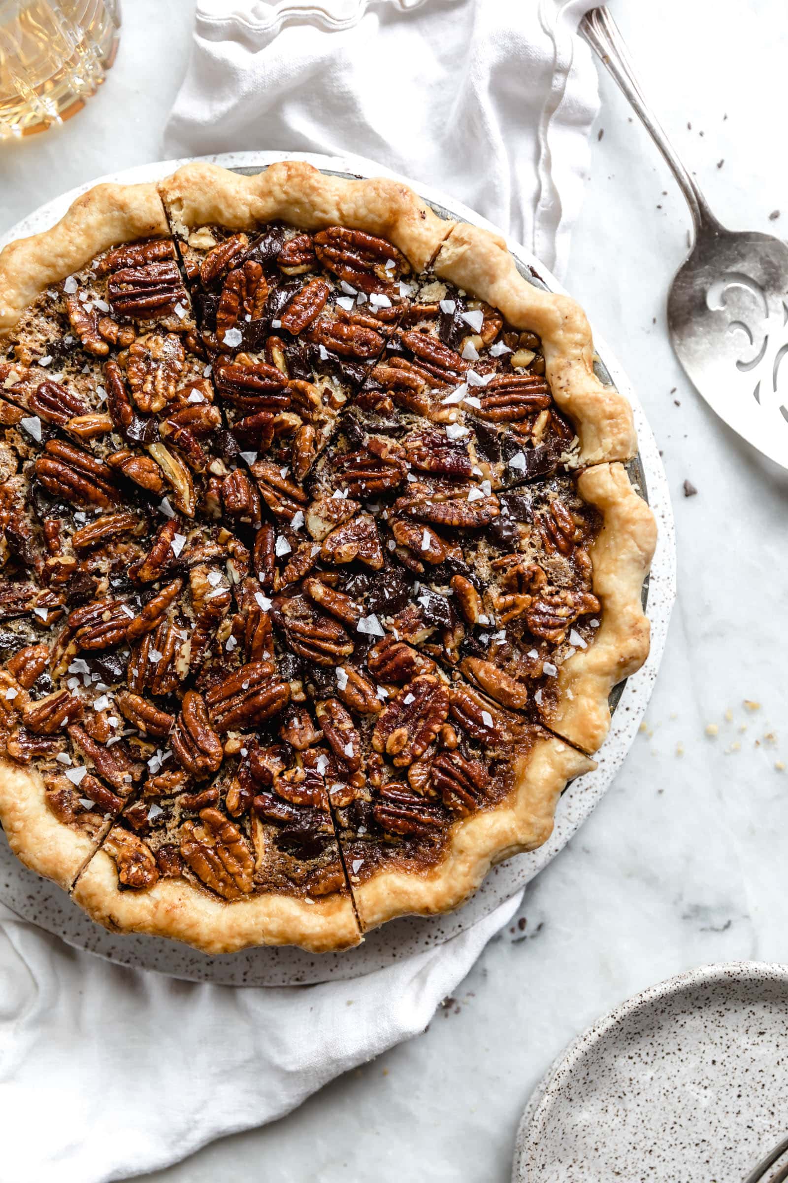 Bourbon Chocolate Pecan Pie | The Best Pecan Pie Recipe