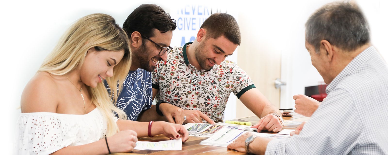 Students in an Accent Reduction Classes