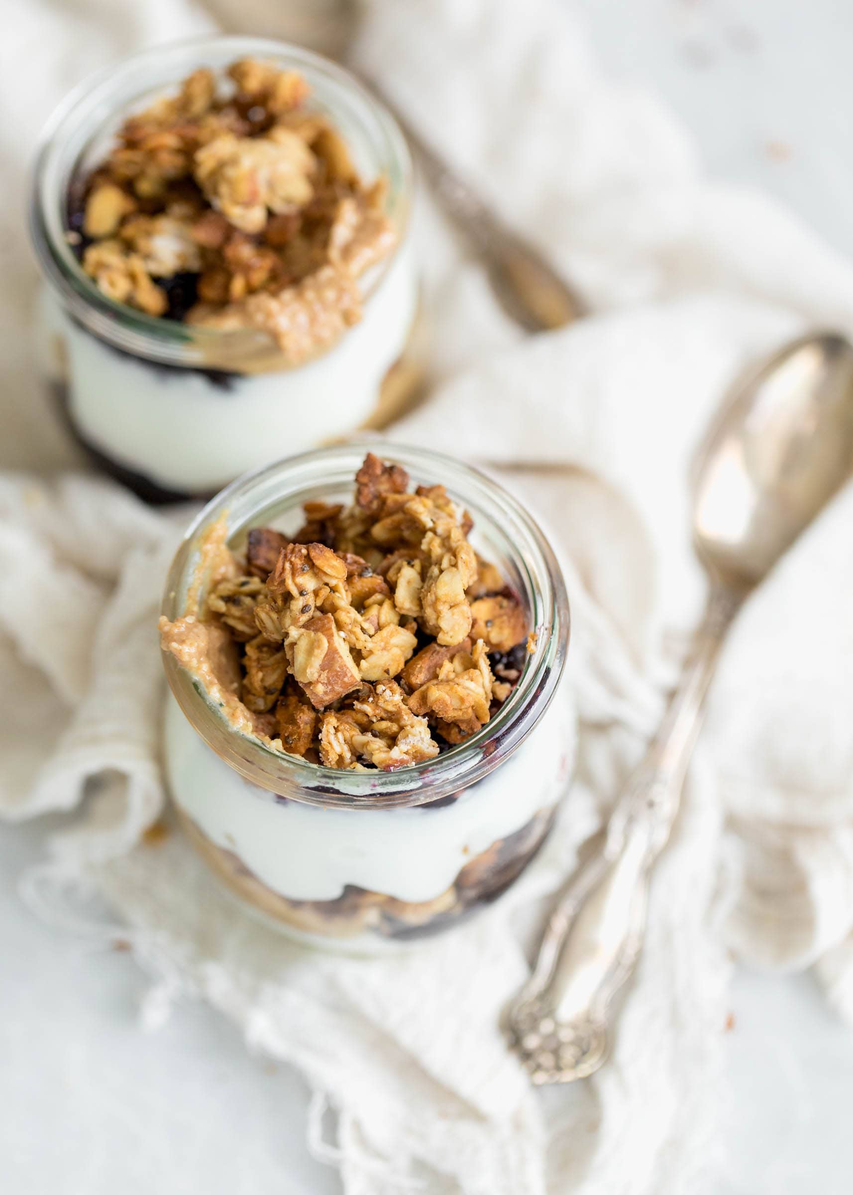 Peanut Butter And Jelly Yogurt Parfaits Broma Bakery