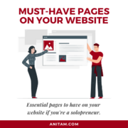 Top Web Pages Your Website Must Have if You’re a Solopreneur