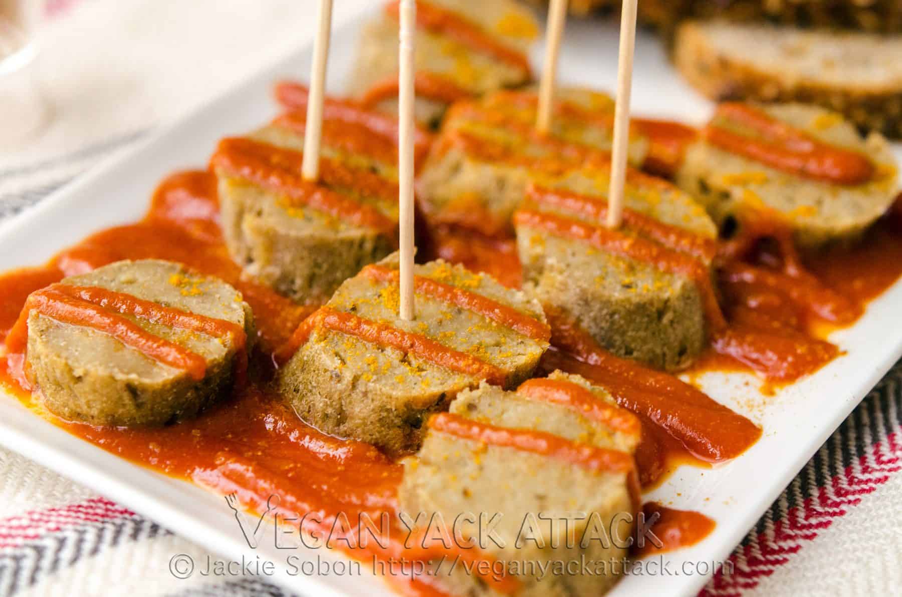 German-Style Seitan Currywurst