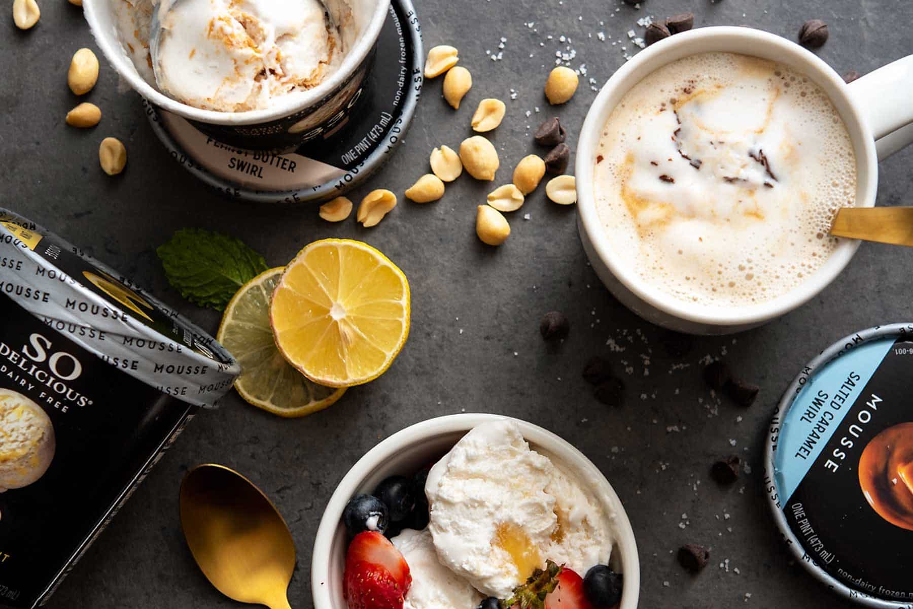 You may have seen the news already, but if you haven't there's a new vegan dessert in town! This So Delicious Frozen Mousse is NO JOKE, and I'm hear to tell you what I think about it. #vegan #sodeliciousdairyfree #shamelesslydecadent