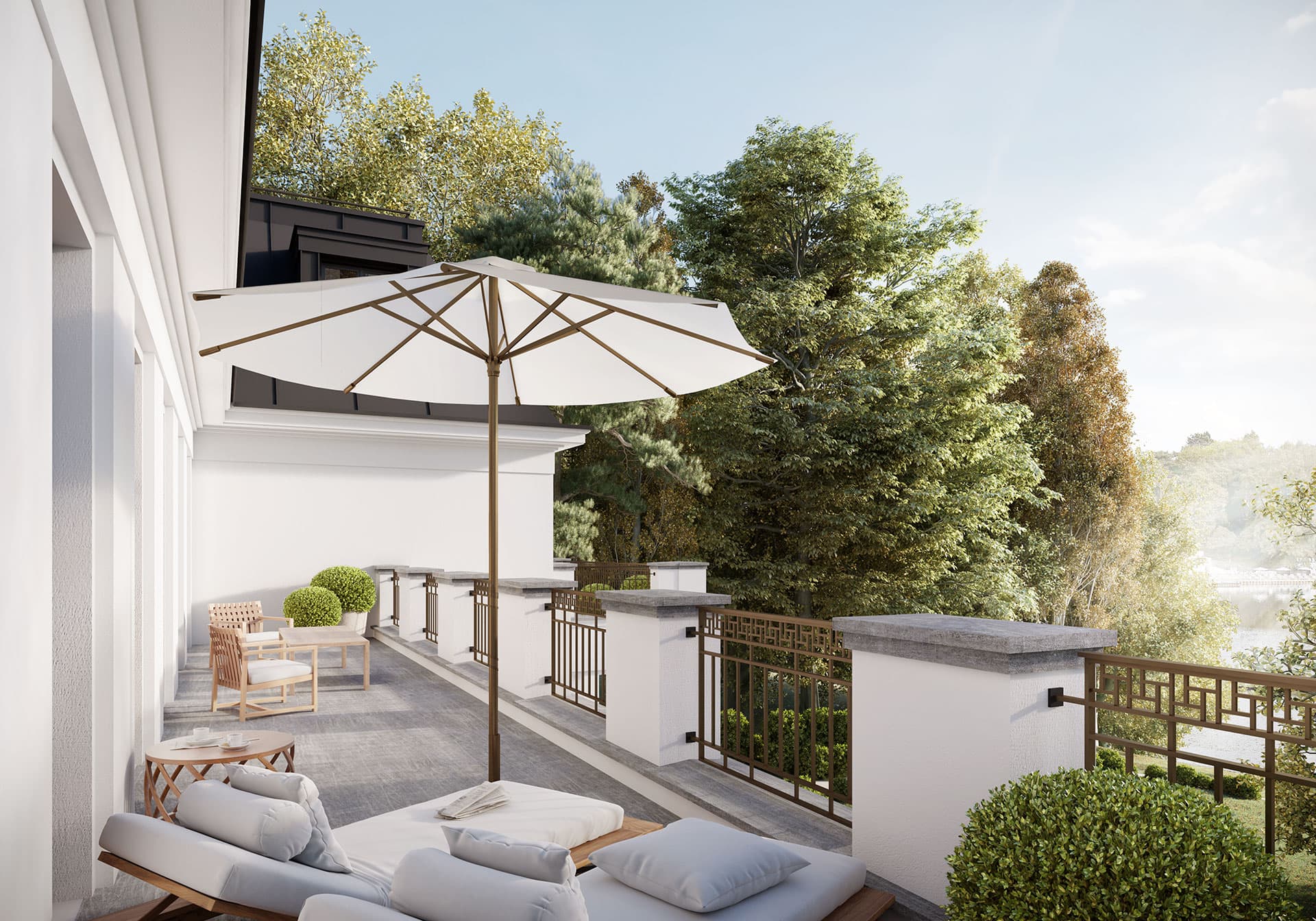Haus Bennett Terrasse Ausblick Berlin-Grunewald Haus Bennett Terrasse Ausblick Berlin-Grunewald