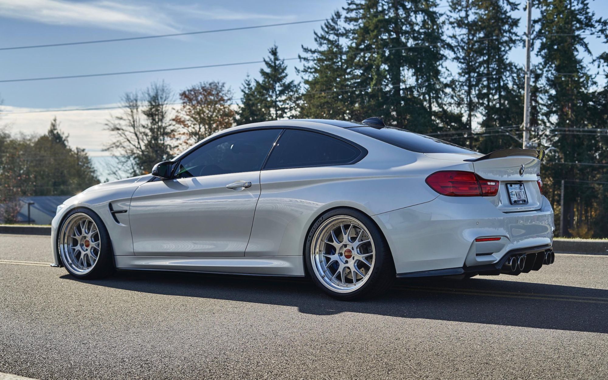 BMW M4 F82 White BBS LM-R | Wheel Front