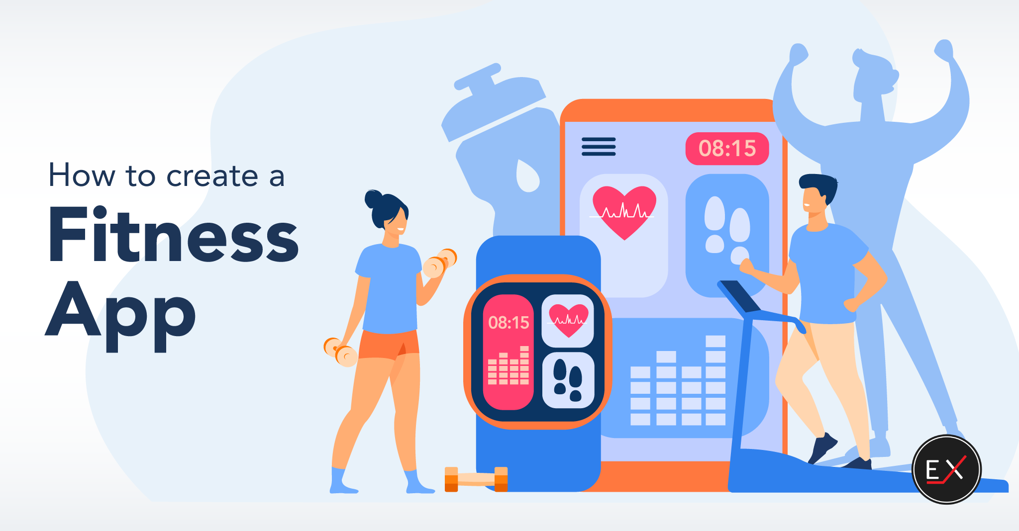 how to create a fitness app - blog cover