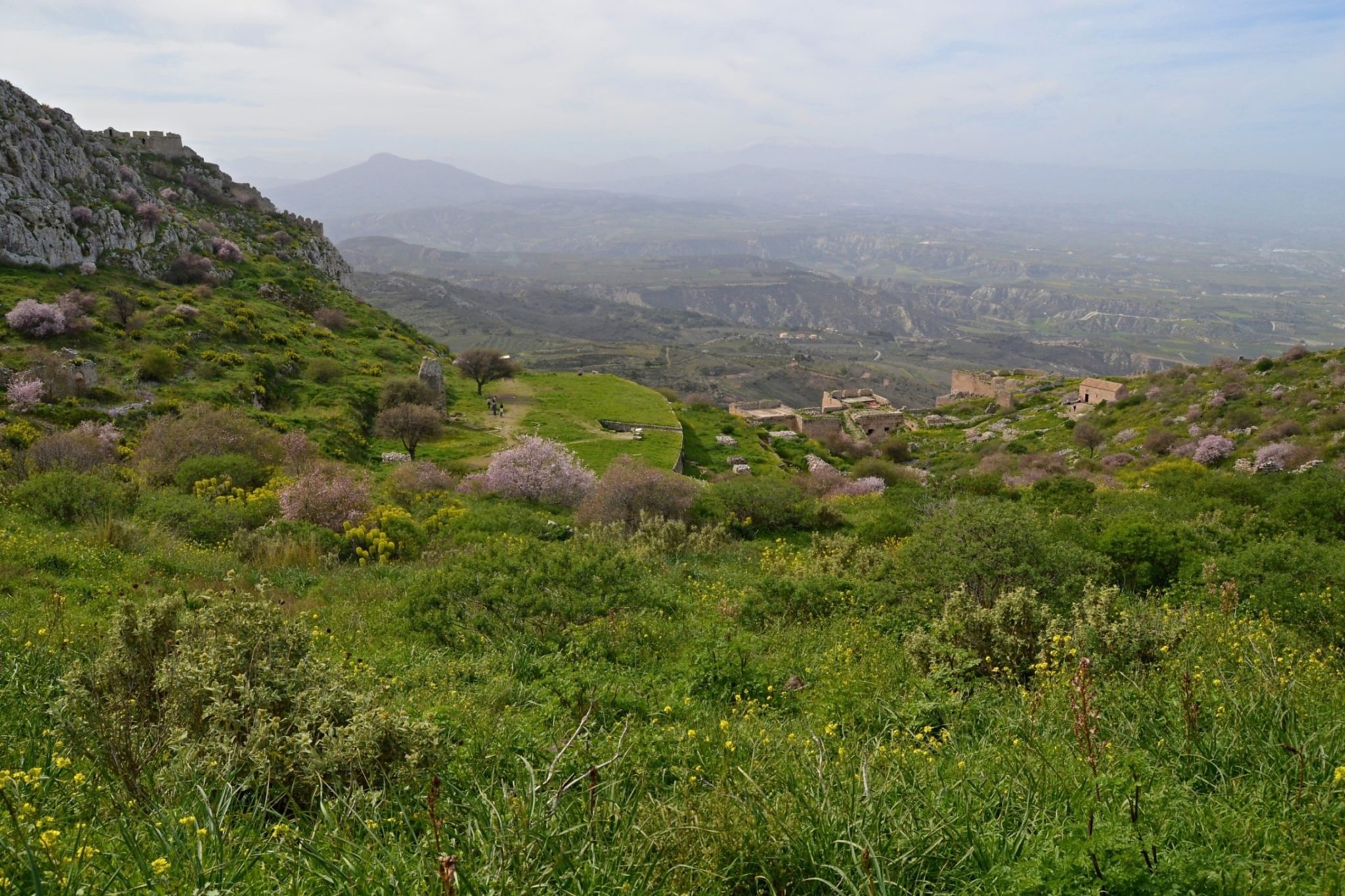 View from the fortress of Acrocorinth