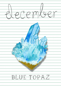 December Blue Topaz Birthstone