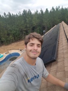 austin winecoff solar intern extraordinaire