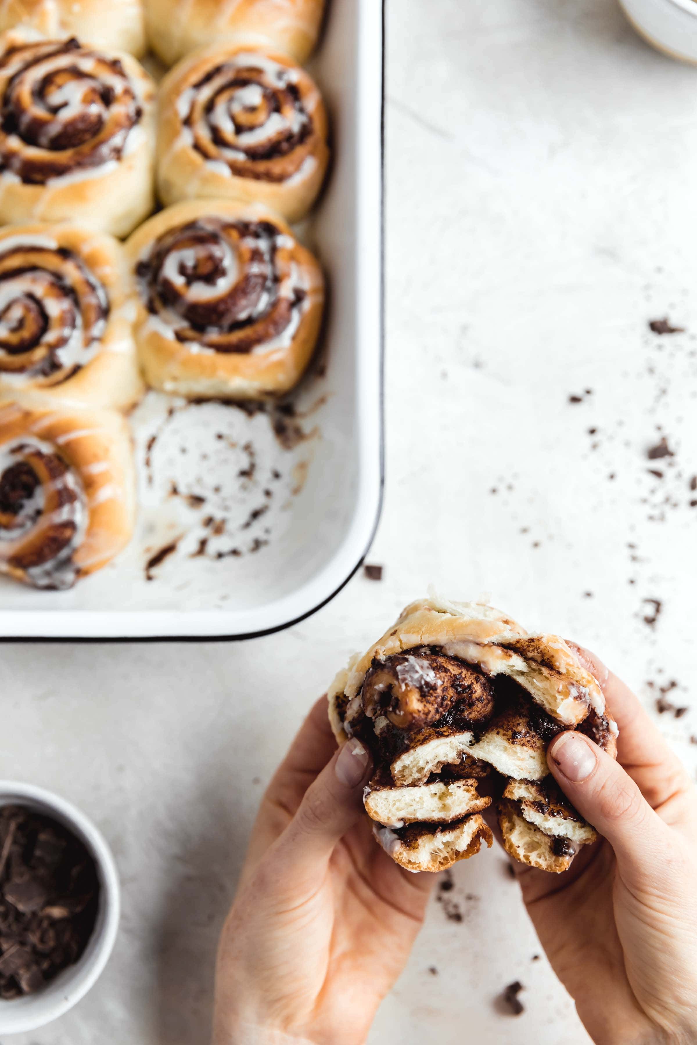 1 hour Chocolate Cinnamon Rolls Broma Bakery