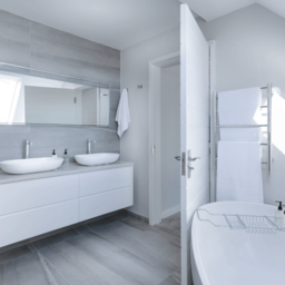 La salle de bain est devenue une pièce à vivre