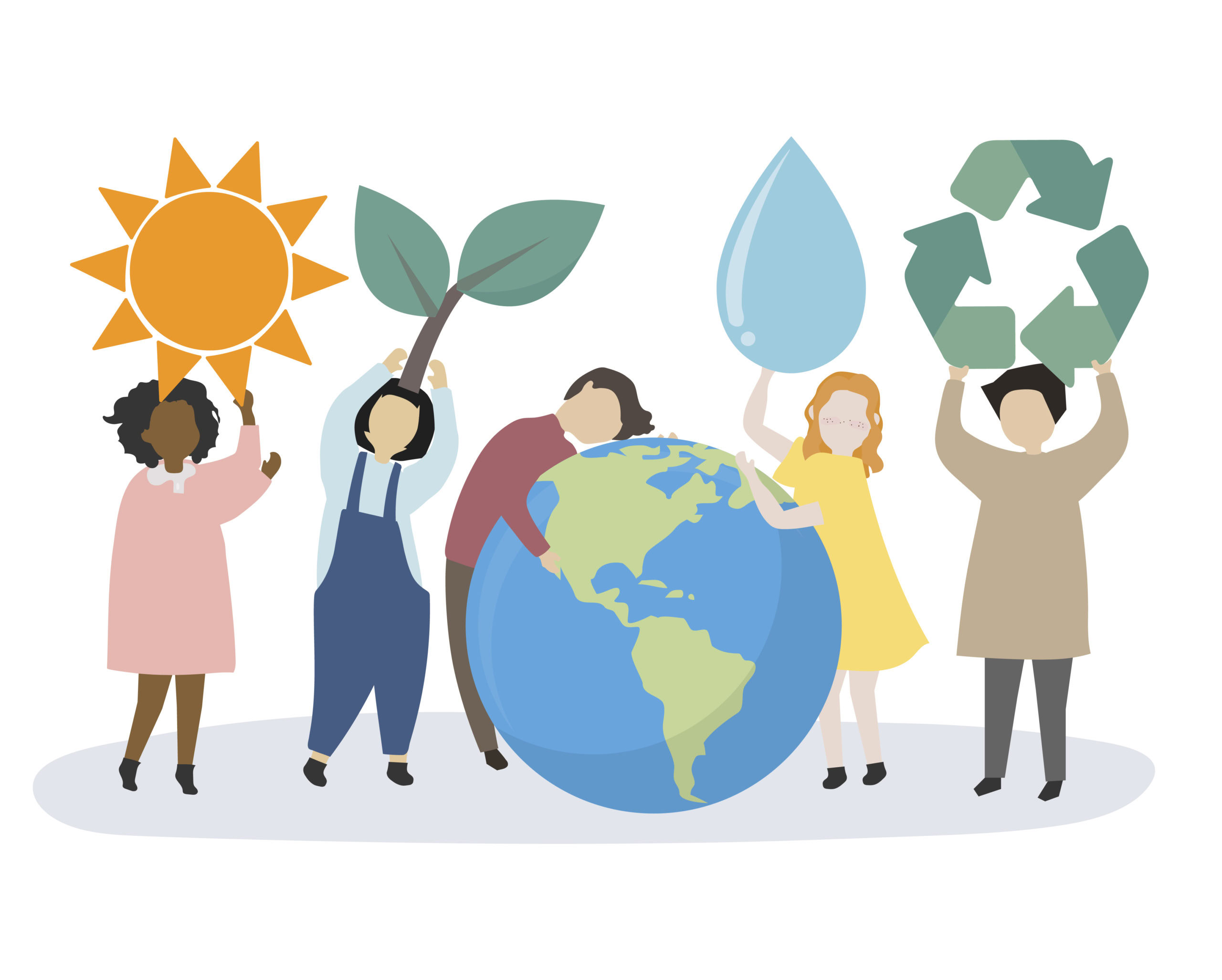 מורים People caring about the world and the environment